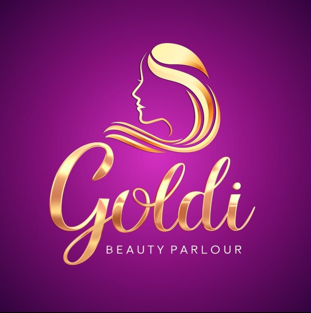 Goldi beauty parlour logo